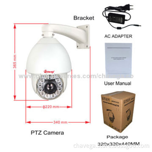 800TVL Intelligent IR High-speed Auto Motion Tracking PTZ IP Dome Camera, OEM Orders Welcomed